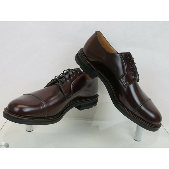 CHURCH\'S BY PRADA WELLINGTON POLISHED LEATHER LACE CAP TOE OXFORDS 10.5 US 11.5 main image 9